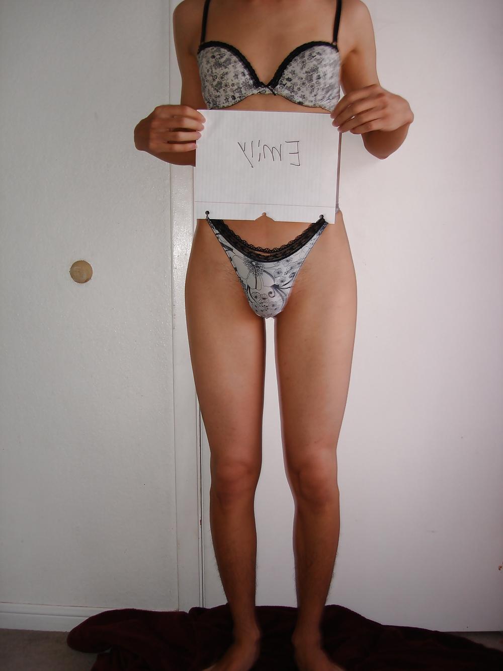 8P Me in a bra and thong combo