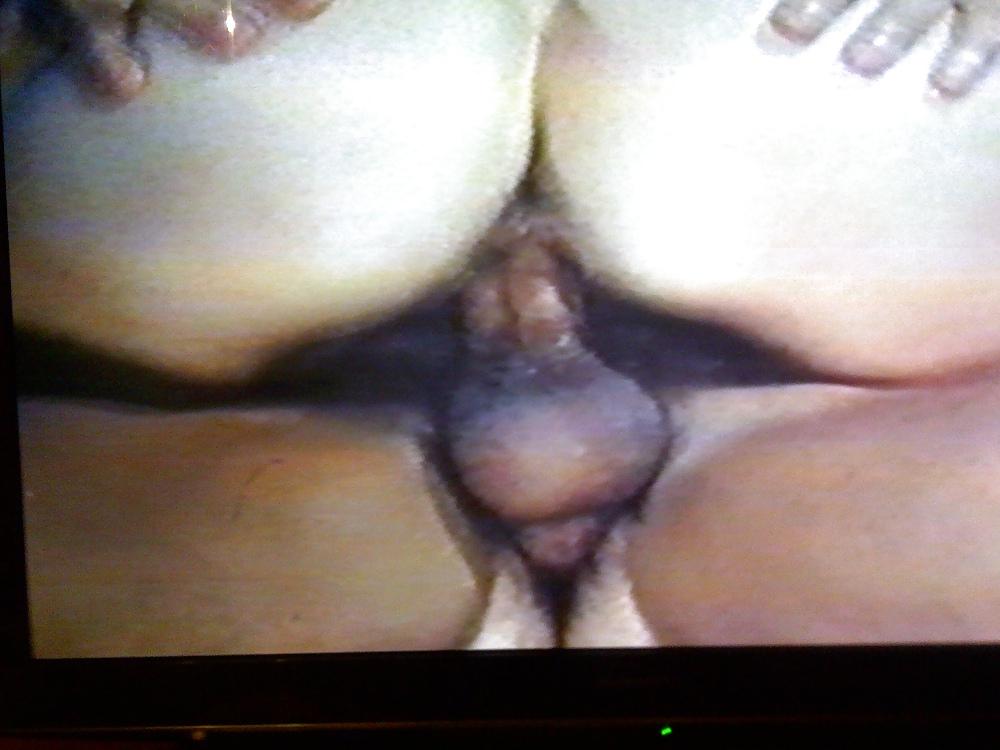 5P Carole's hairy cunt and the French Maid outfit