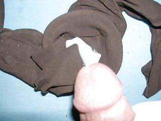 5P Cum on the Pantyhose