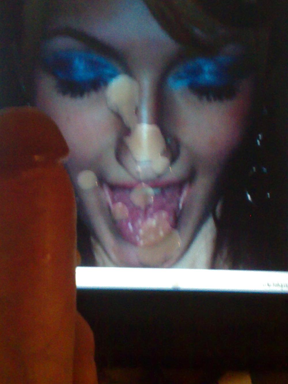7P Cum on pretty face