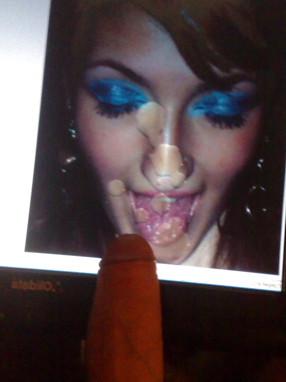 7P Cum on pretty face