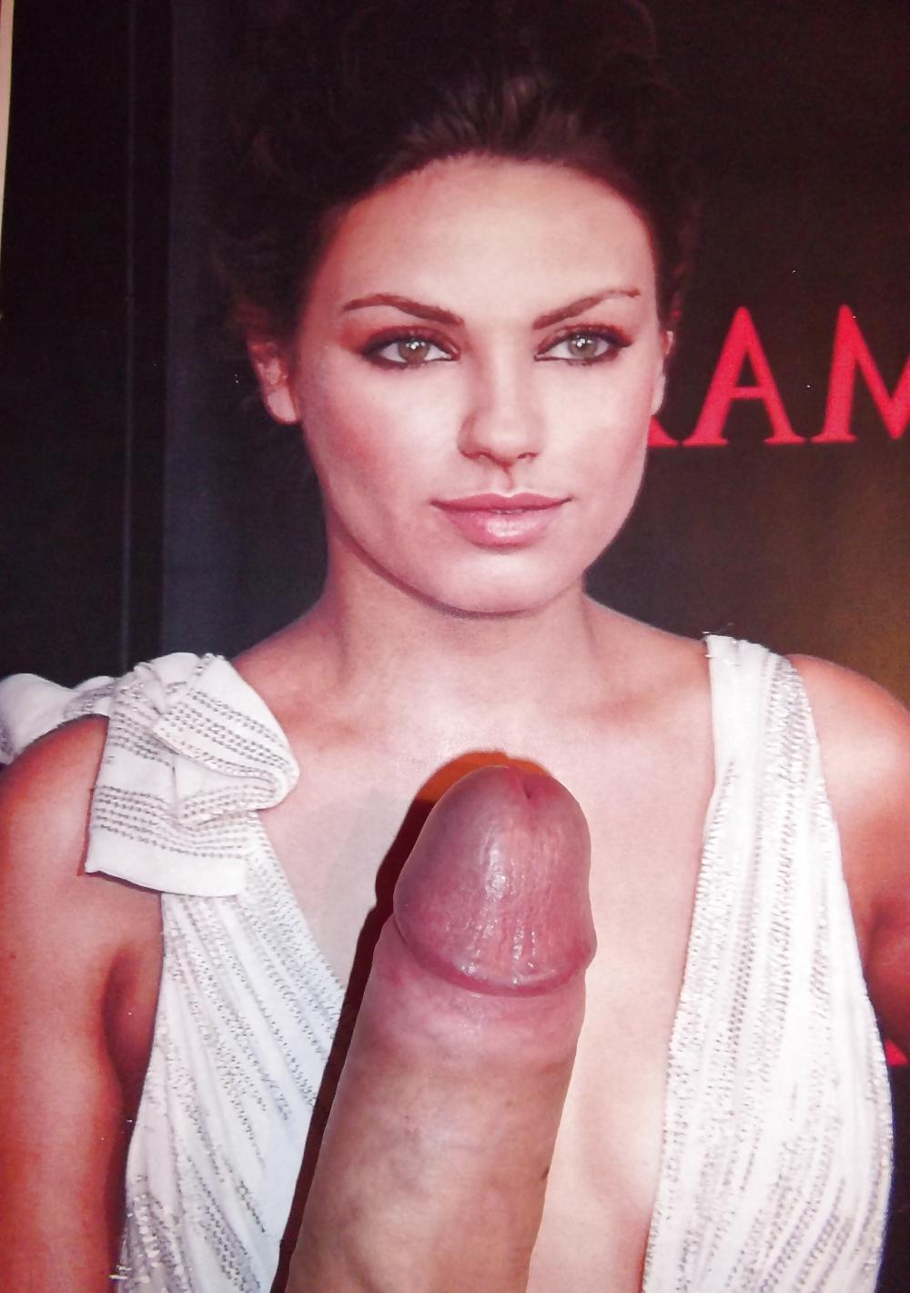 6P Cum on Mila Kunis