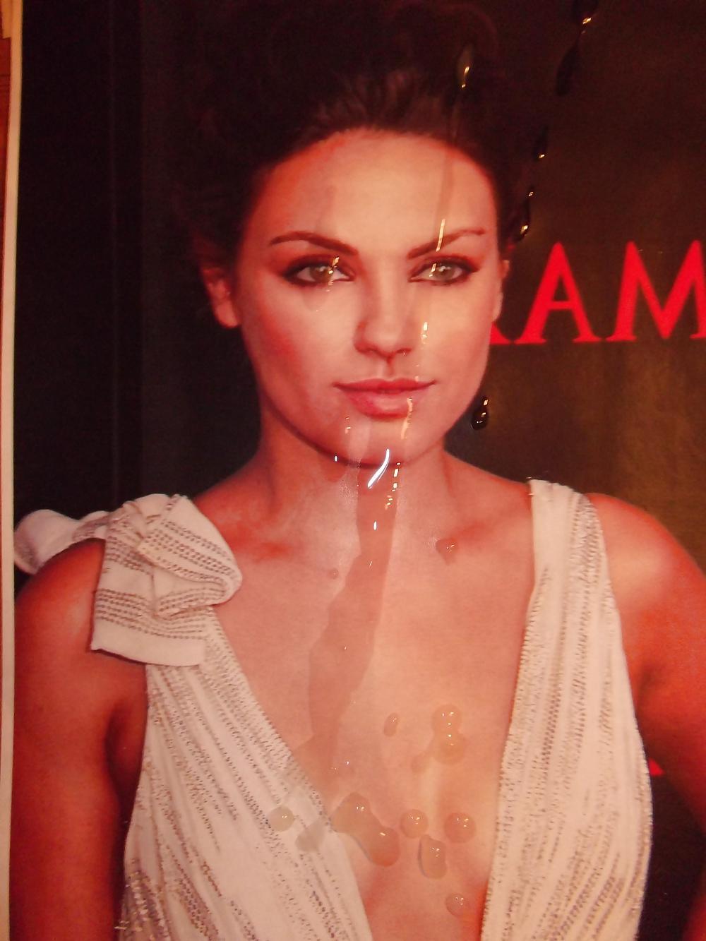 6P Cum on Mila Kunis