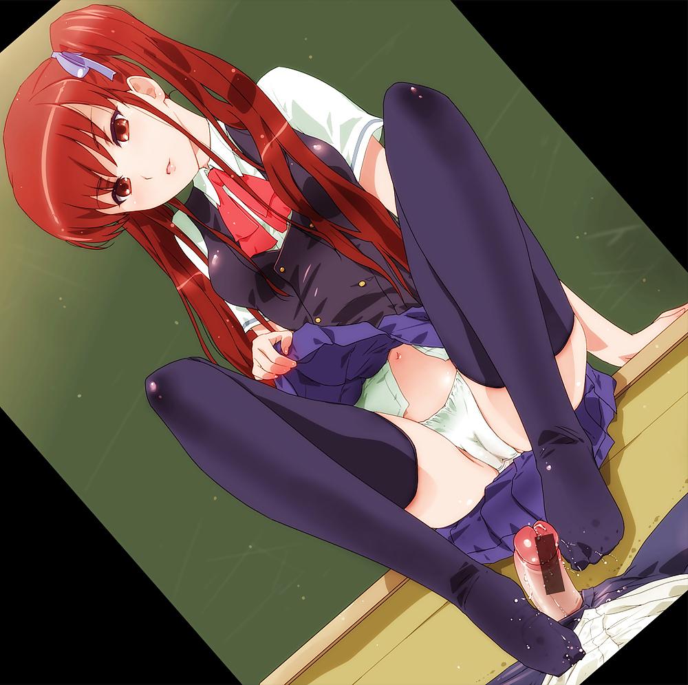 24P Anime Whores - Footjobs