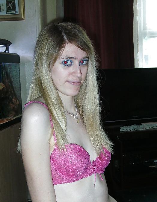 10P Pink bra and panties!