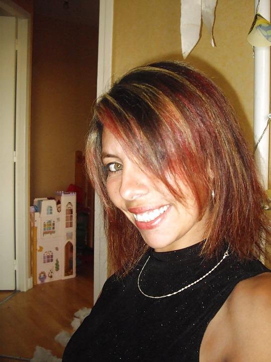 8P French MILF Laetitia's Self Face Shots