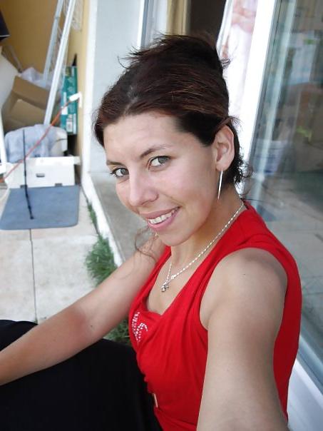 8P French MILF Laetitia's Self Face Shots