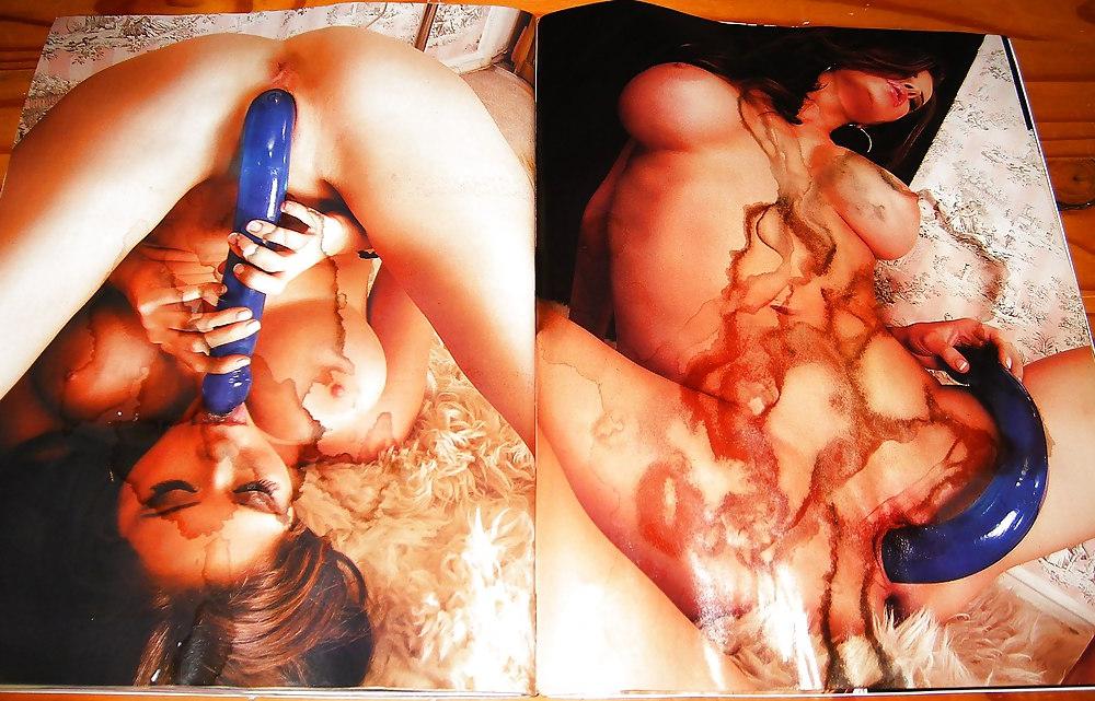 25P Cum on Magazine pornstar Emily Addison