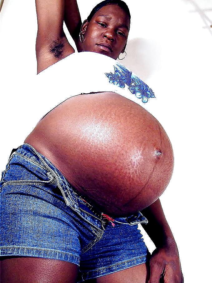 8P Pregnant black whores