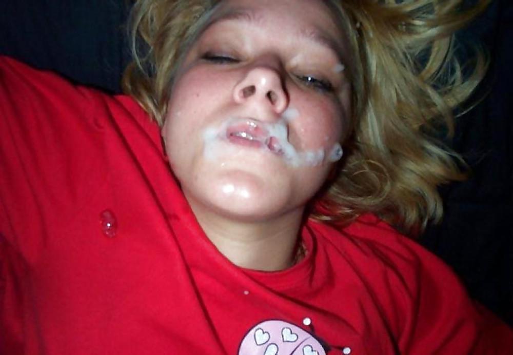 18P Facials, hot sperm - N. C. 