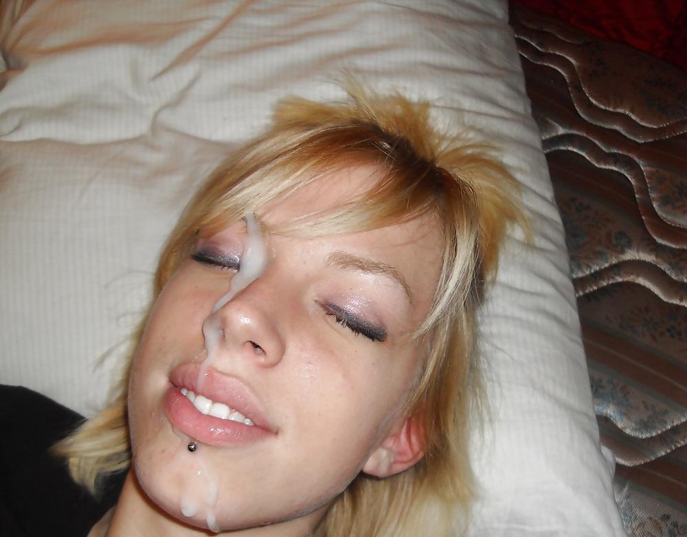 18P Facials, hot sperm - N. C. 