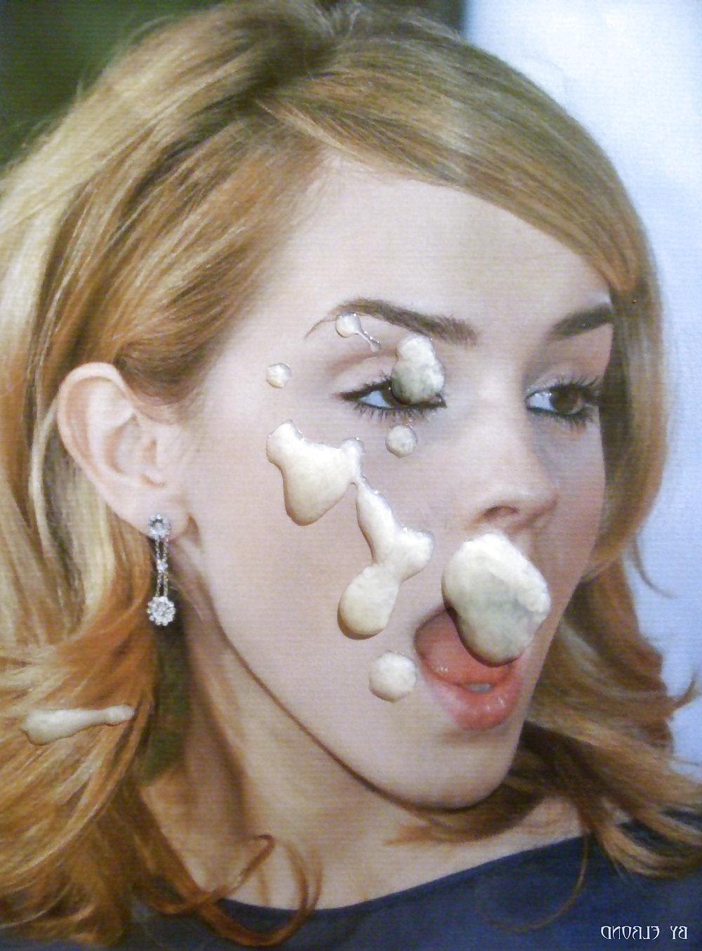 25P Sperma auf Emma Watson (frühes Werk)