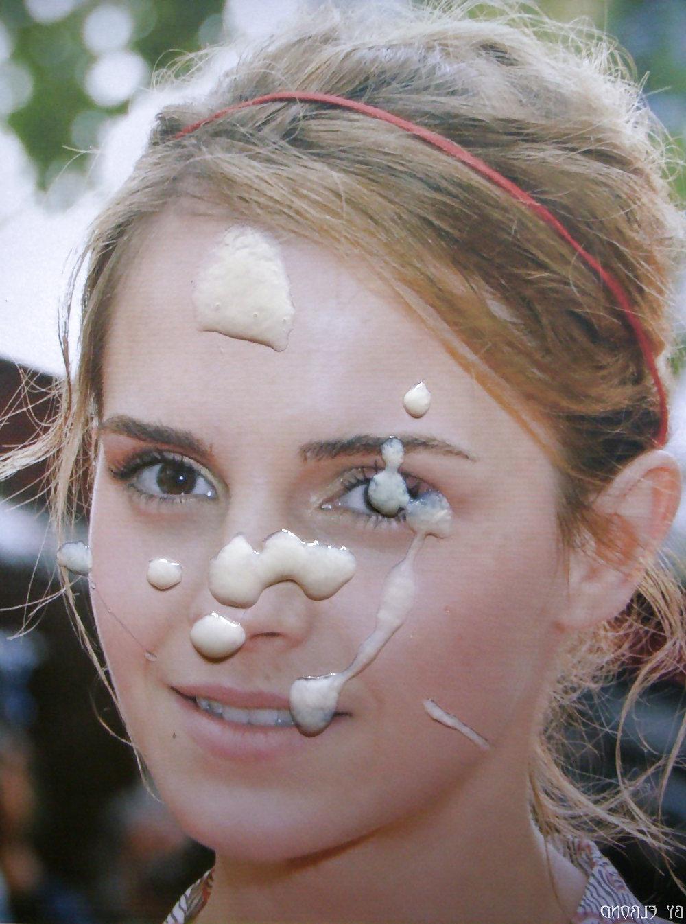 25P Sperma auf Emma Watson (frühes Werk)