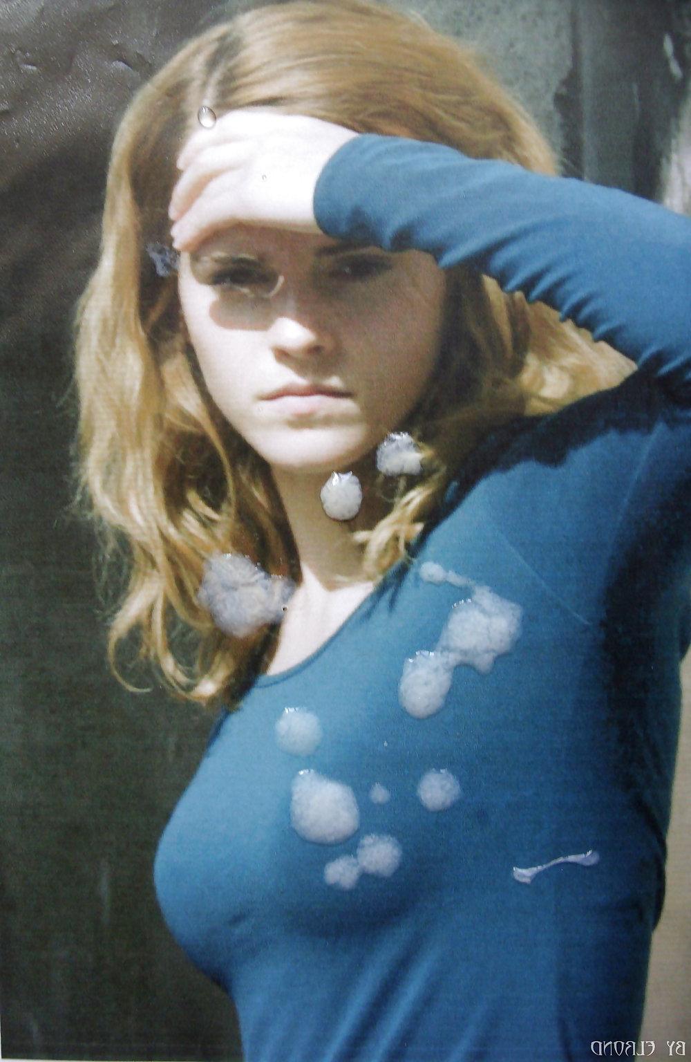 25P Sperma auf Emma Watson (frühes Werk)