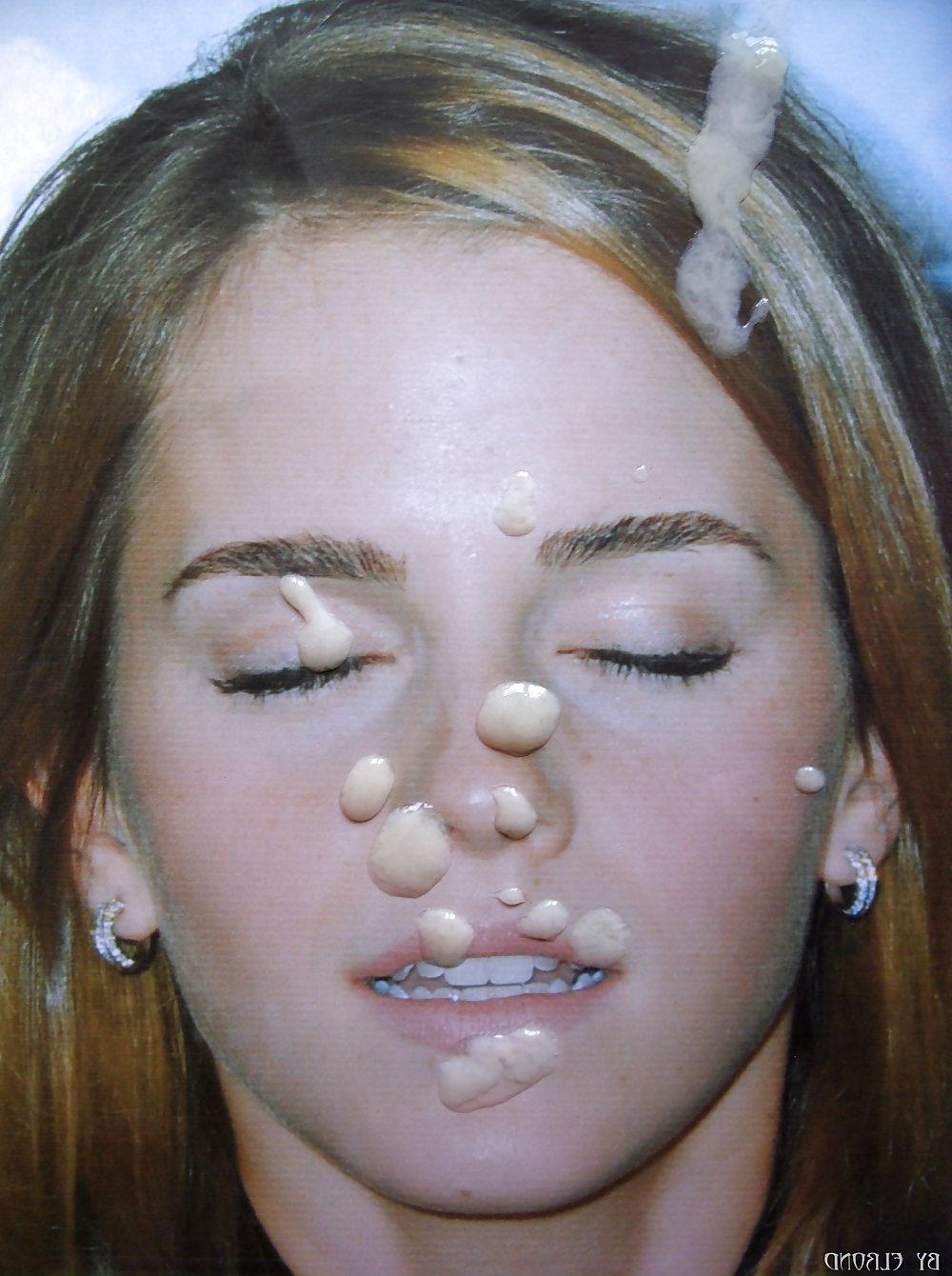 25P Sperma auf Emma Watson (frühes Werk)