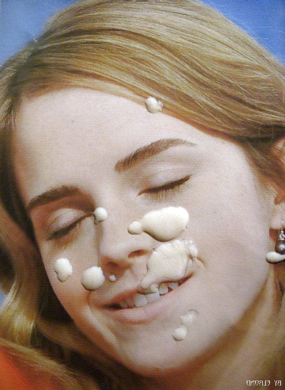25P Sperma auf Emma Watson (frühes Werk)