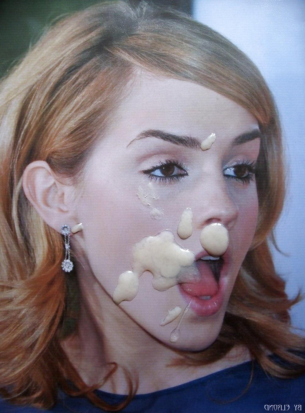 25P Sperma auf Emma Watson (frühes Werk)