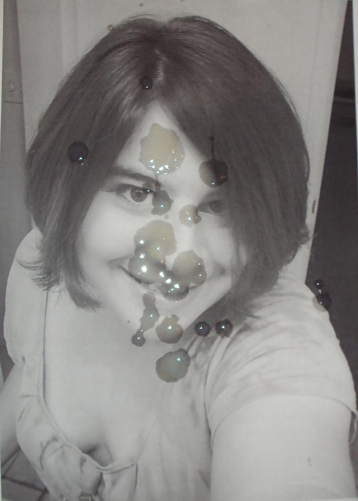 7P Cum on pics of...