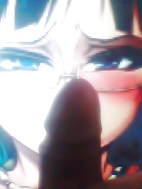 8P Cum on Nico Robin ( One Piece )