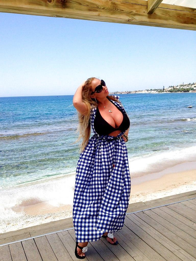 18P Tatyana and her huge fake tits!