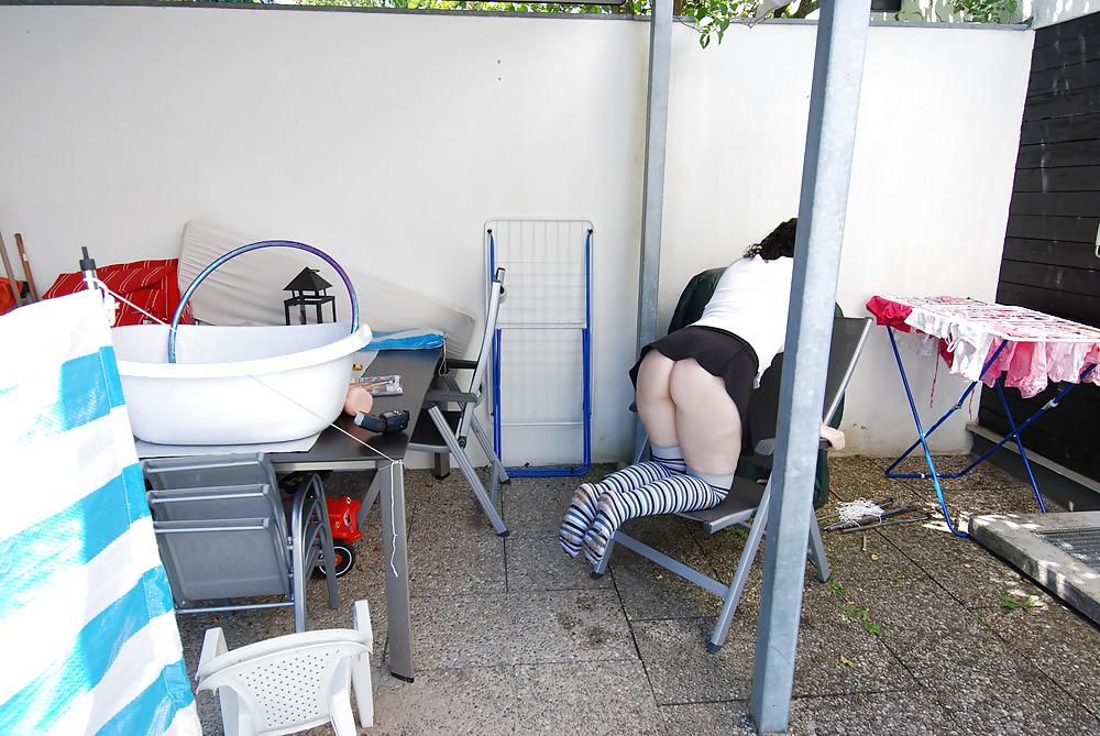 25P Heike playing her cunt at outdoor