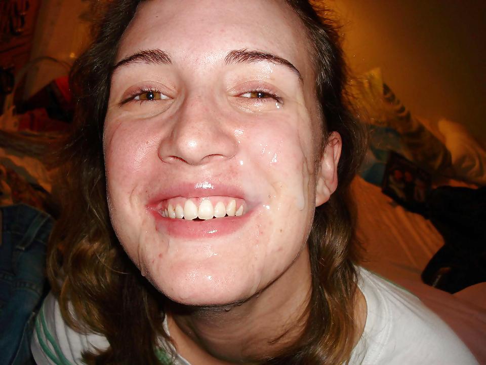 7P Cum on her mouth