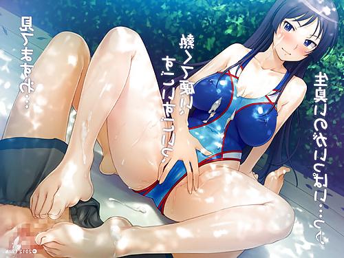 20P More Messy Footjob Anime