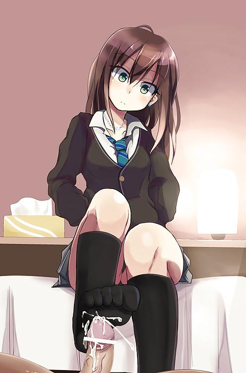 20P More Messy Footjob Anime