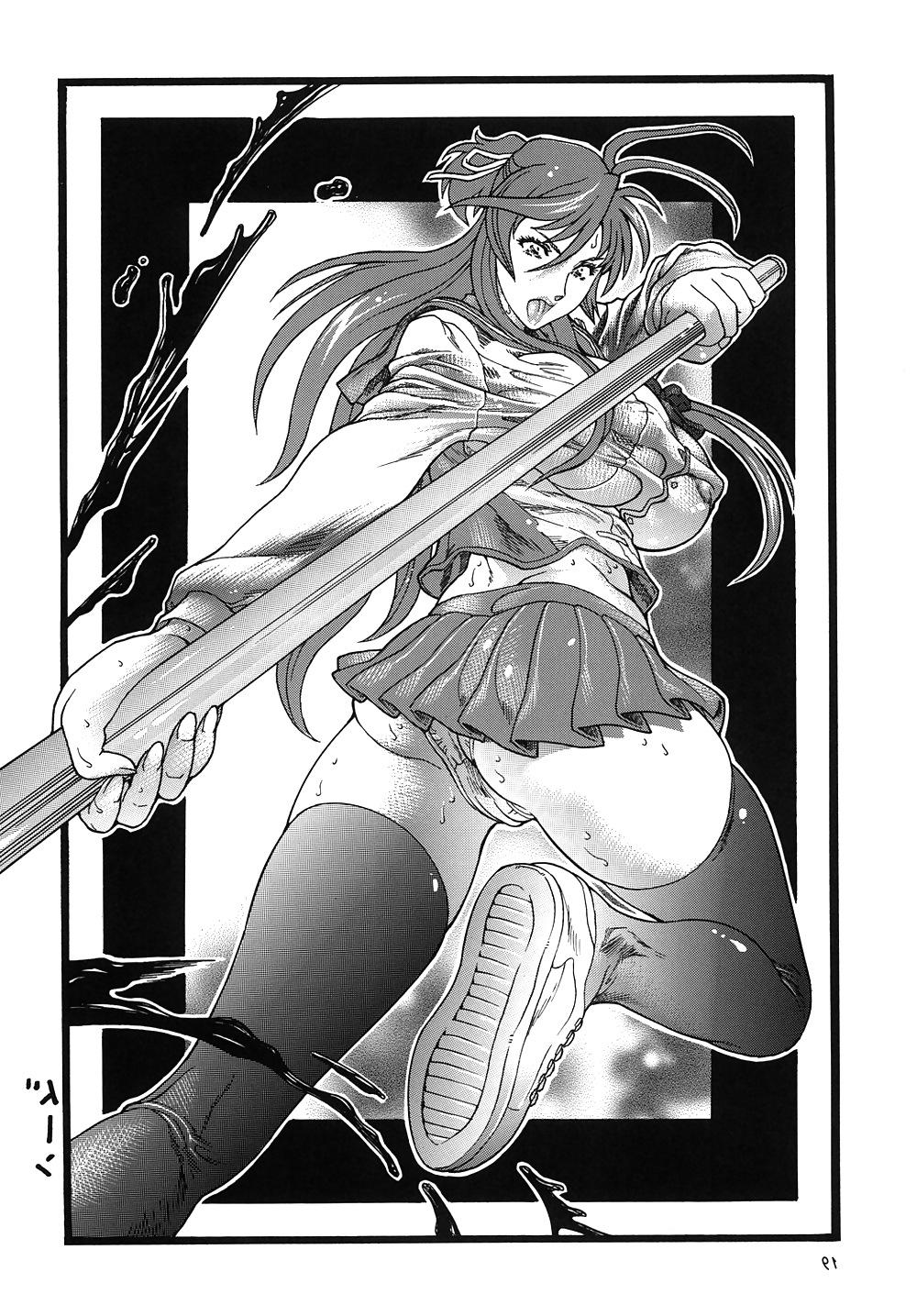 25P No color anime pics