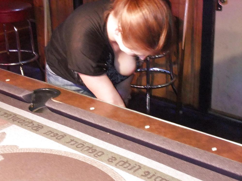 5P A few fun pics of M. at a local bar