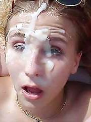 25P Cum face teens!! so hot!!