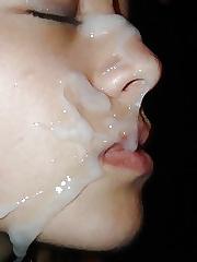 25P Cum face teens!! so hot!!