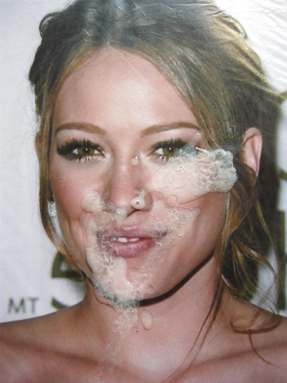 4P Sperma auf Hilary Duff