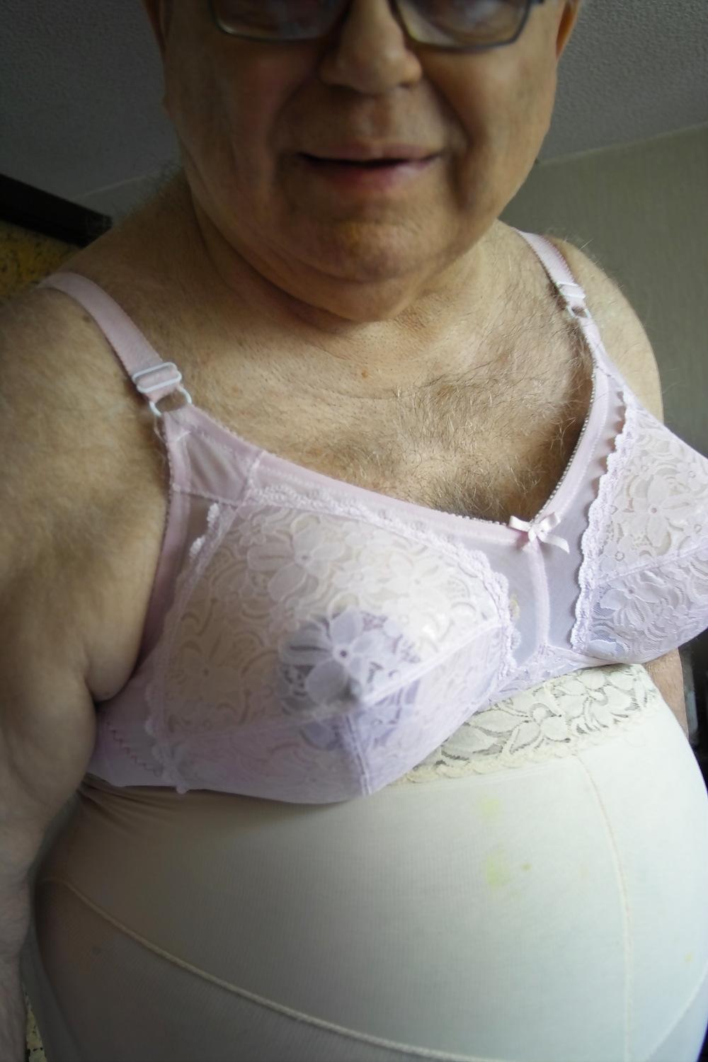 14P Pink bra and panty girdle