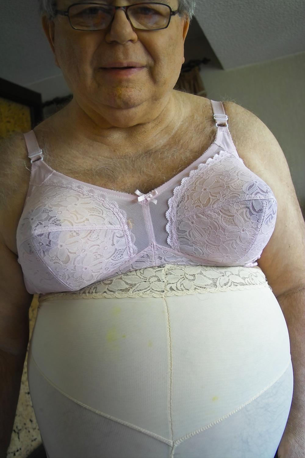 14P Pink bra and panty girdle