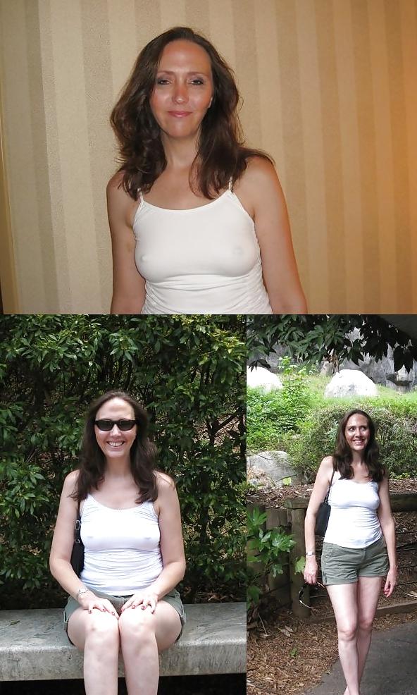 25P No bra and pokies