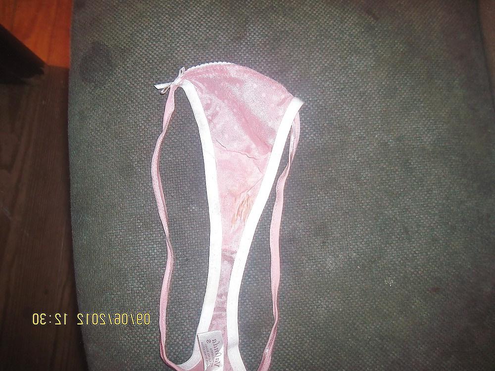 9P Cumming on my nieces pretty pink shiny used panties 