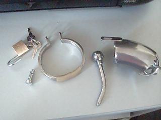 10P me and new chastity, plug and girdle