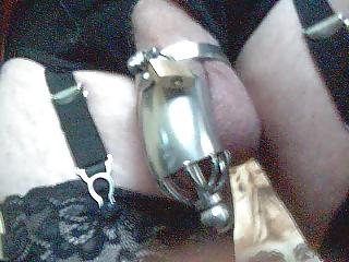 10P me and new chastity, plug and girdle