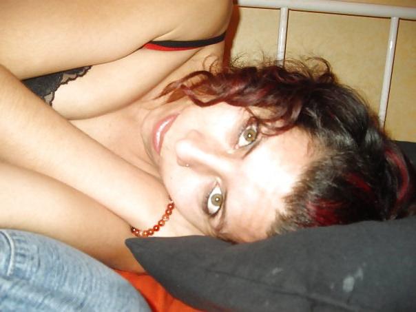 20P French MILF Laetitia's Self Face Shots 2