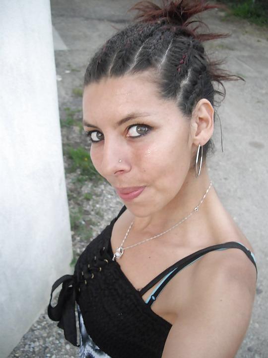20P French MILF Laetitia's Self Face Shots 2