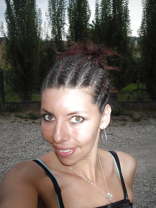 20P French MILF Laetitia's Self Face Shots 2
