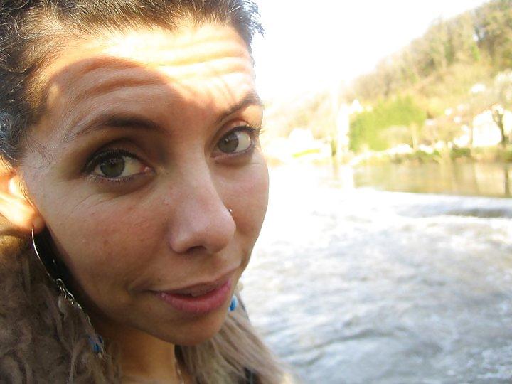 20P French MILF Laetitia's Self Face Shots 2