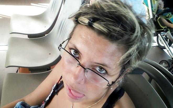 20P French MILF Laetitia's Self Face Shots 2
