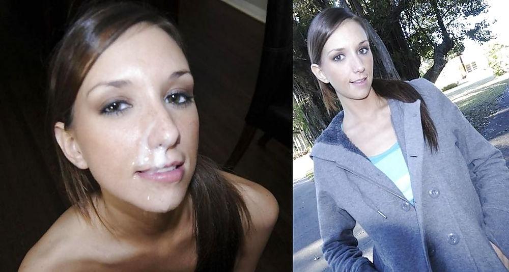 15P Before and after cumshot II