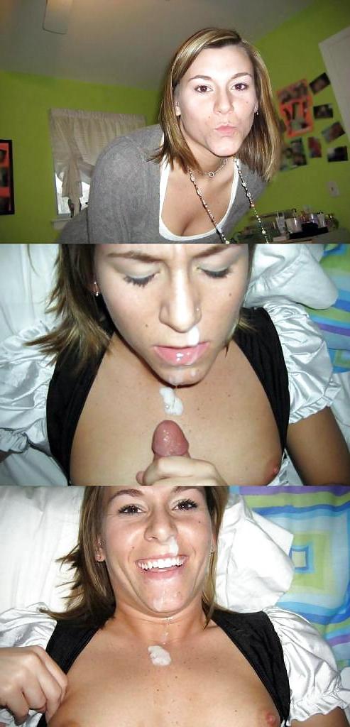 15P Before and after cumshot II