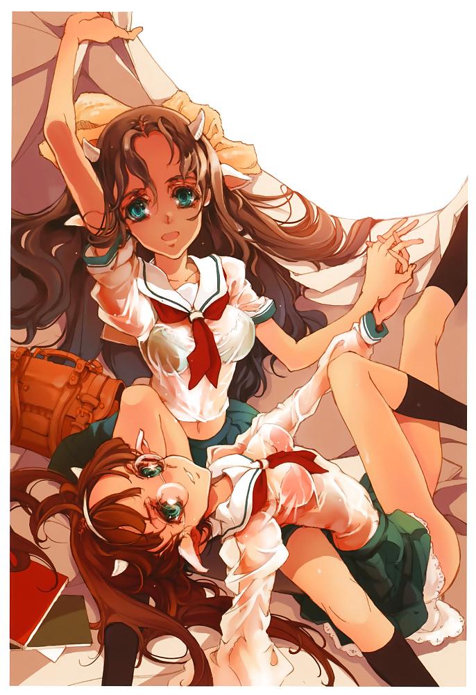 25P Anime Fluffy Cute Girls