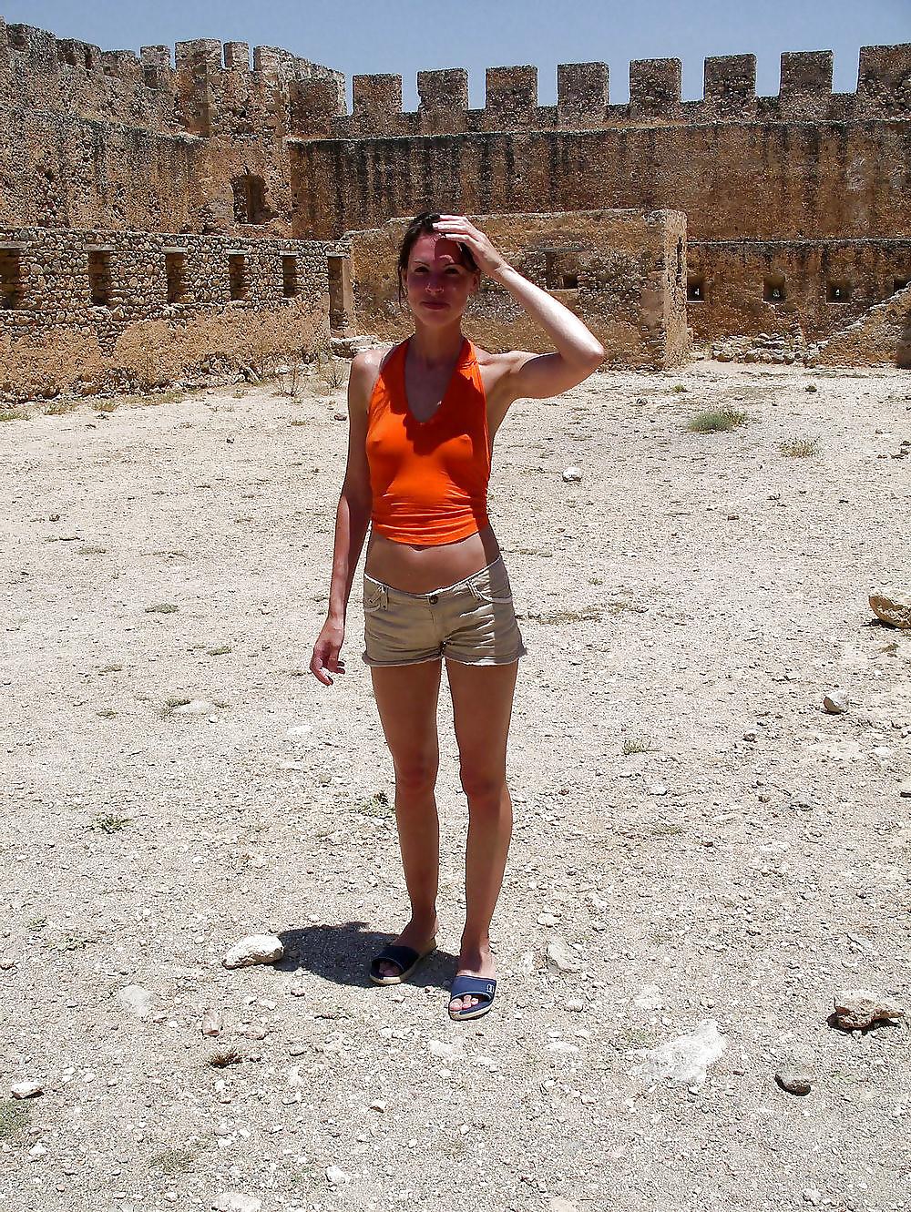 24P She forgot her bra.