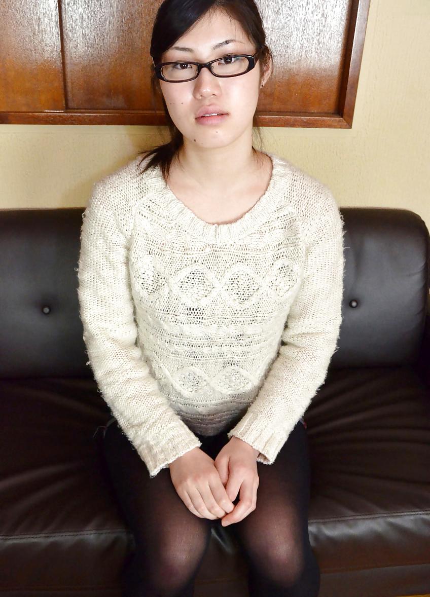 25P Nerdy japanese girl fucked