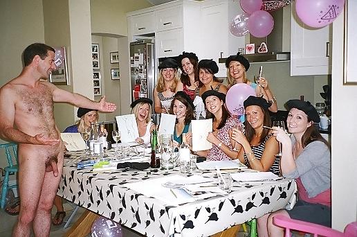 11P Women and cock 17 - Real CFNM party